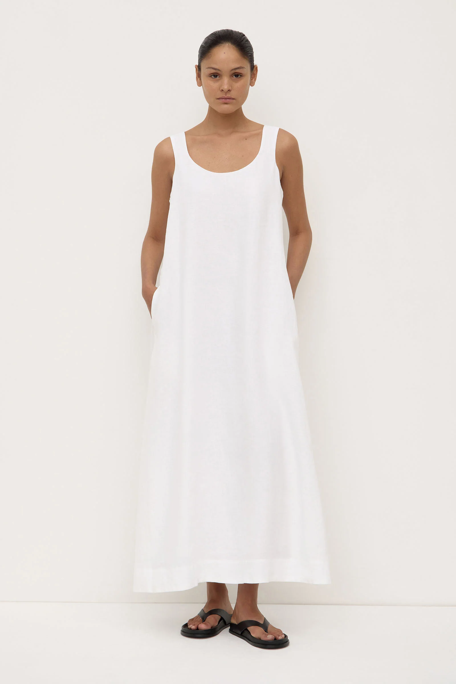 Maree Linen Maxi Dress