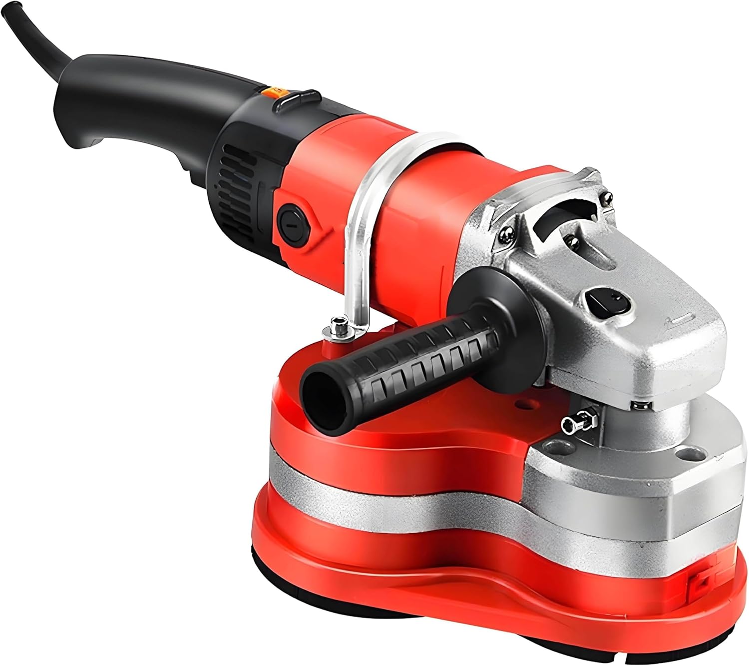 Electric Concrete Grinder, Electric Diamond Polisher Machine, Floor Grinding Machine, Safety Lock Switch, 90° No-Dead-Angle Operation, Removable Protective Cover Machine