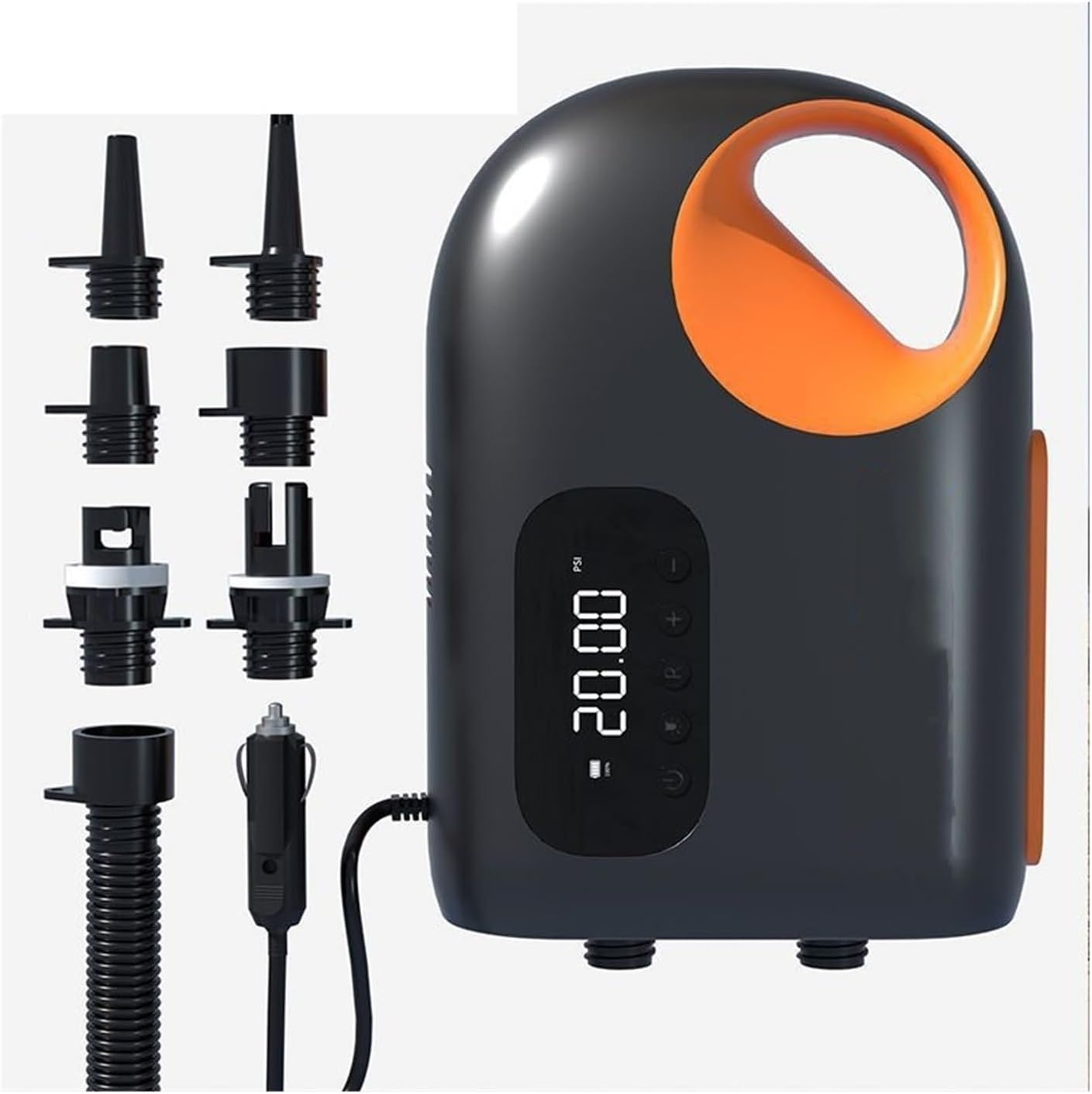 20PSI High-Speed DC Electric Air Pump for Inflatable Paddle Boards, Airbeds & More