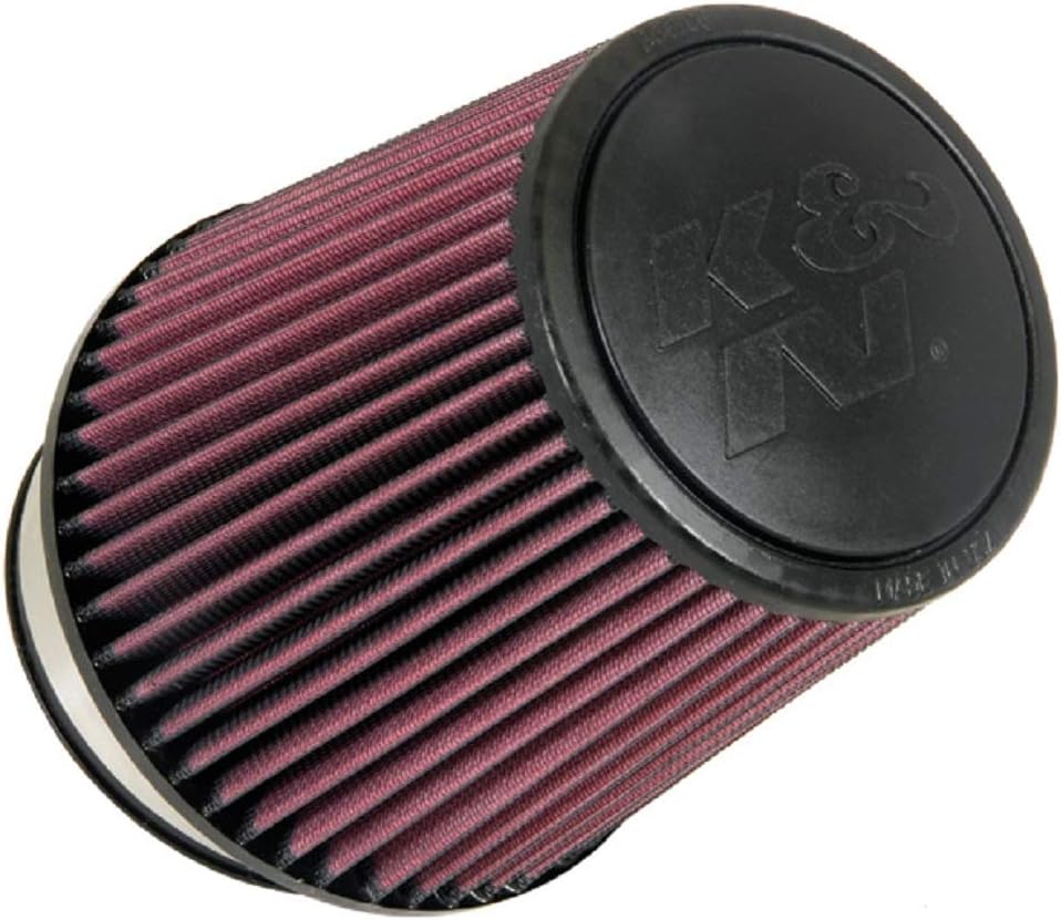 K&N High-Flow Original Lifetime Universal Clamp-On Air Filter: High Performance, Premium: Flange Diameter: 4.375 In, Filter Height: 6.5 In, Flange Length: 1.25 In, Shape: Round Tapered, RU-5061