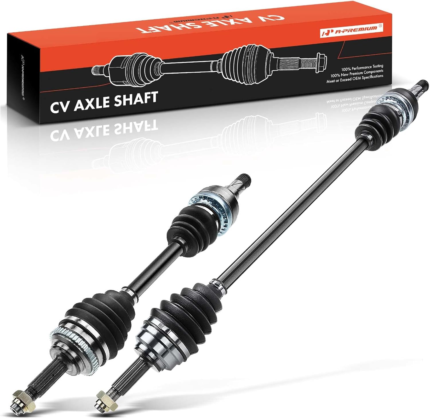 A-Premium Pair (2) Front CV Axle Shaft Assembly Compatible with Chevrolet Aveo 2009-2011, Aveo5 2009-2011 & Pontiac G3 2009, Driver and Passenger Side, Replace# 96348788, 96348789