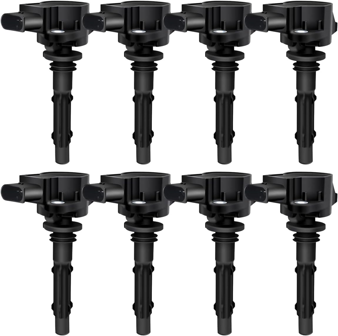 MAS Set of 8 Ignition Coil Pack Compatible with Mercedes-Benz CL550 CLK550 E550 G550 GL450 ML550 SL550 SLK55 AMG 4.7L 5.5L V8 Replacement for C1691 UF-535