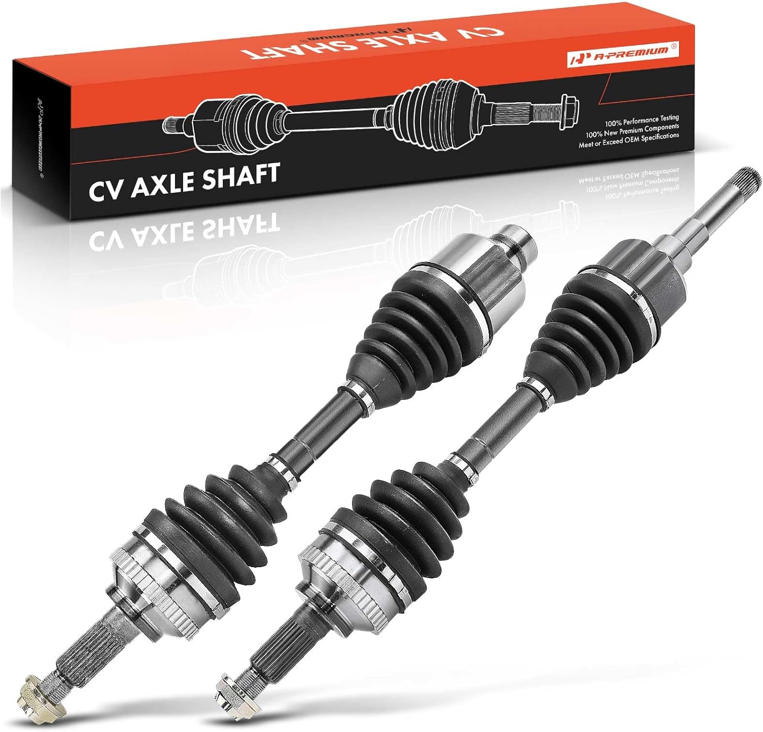 A-Premium Pair (2) Front CV Axle Shaft Assembly Compatible with Ford Escape 2001-2008 & Mazda Tribute 2001-2006 2008 & Mercury Mariner 2005-2008, GAS & Auto Trans Only, Driver and Passenger Side