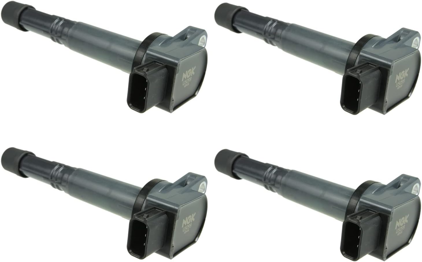 NGK Set of 4 COP Pencil Type Distributorless Ignition Coils For Acura Honda L4