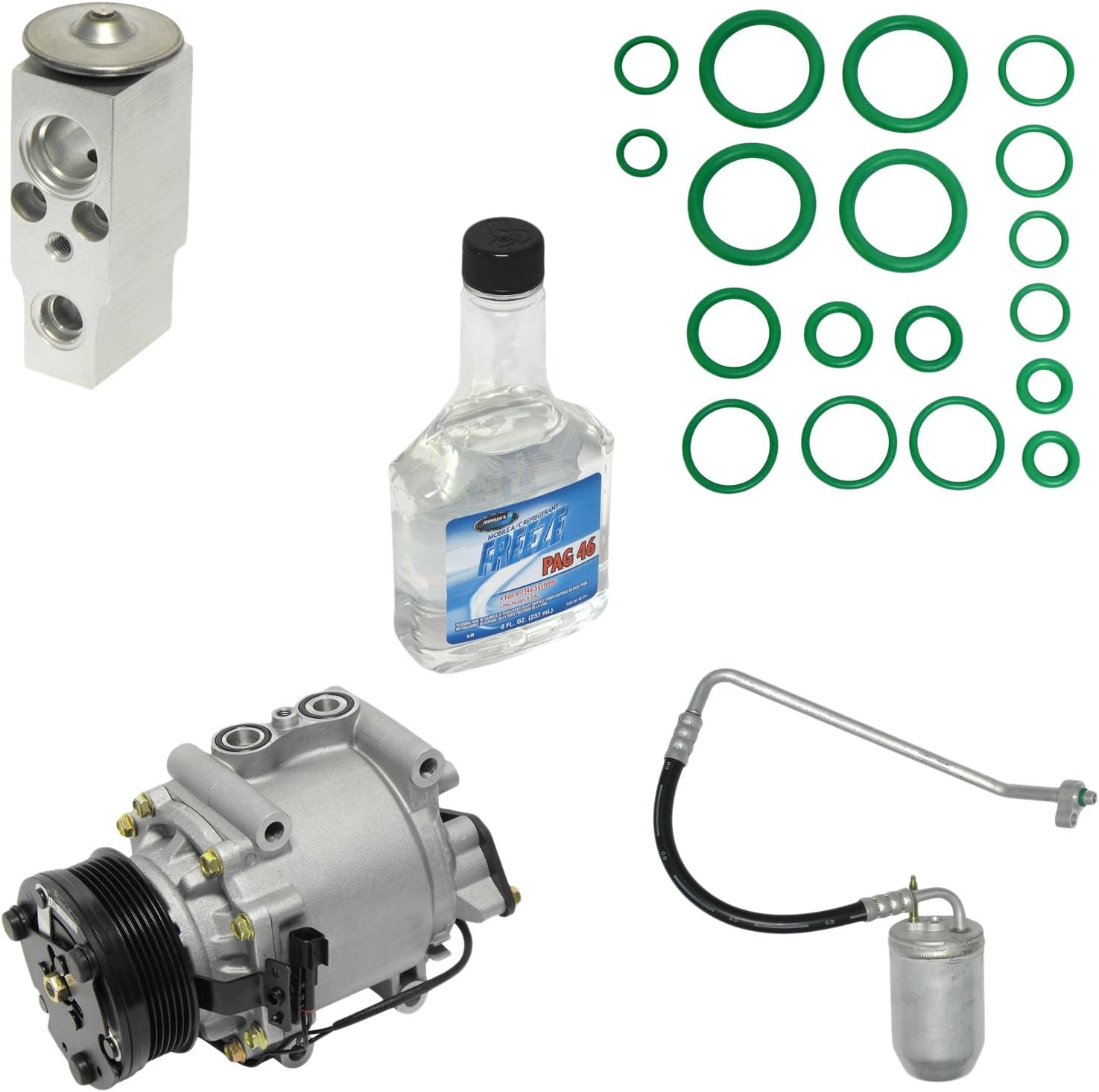 Universal Air Conditioner KT 2025 A/C Compressor and Component Kit