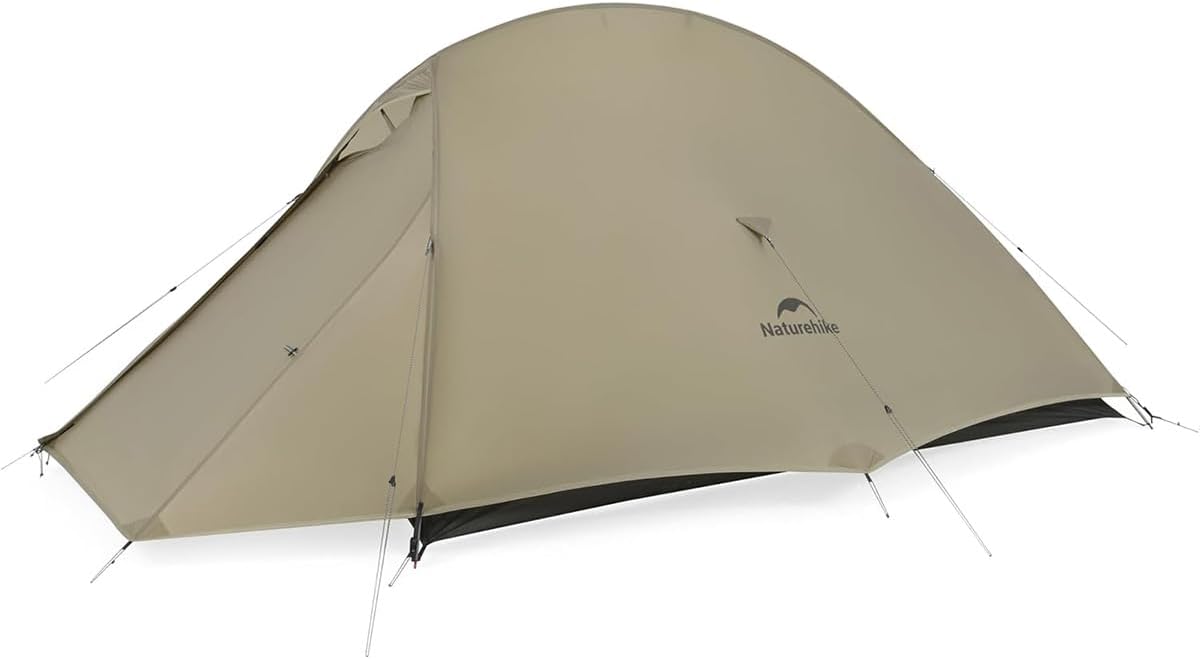 Naturehike 2024 Cloud up Pro Tent, Upgrade Ultralight Tents,1.23kg/2.7lbs,Double 1 Person Tent,for Cycle Camping,Backpacking,Hiking,Self-Standing, Construction,Easy Set up