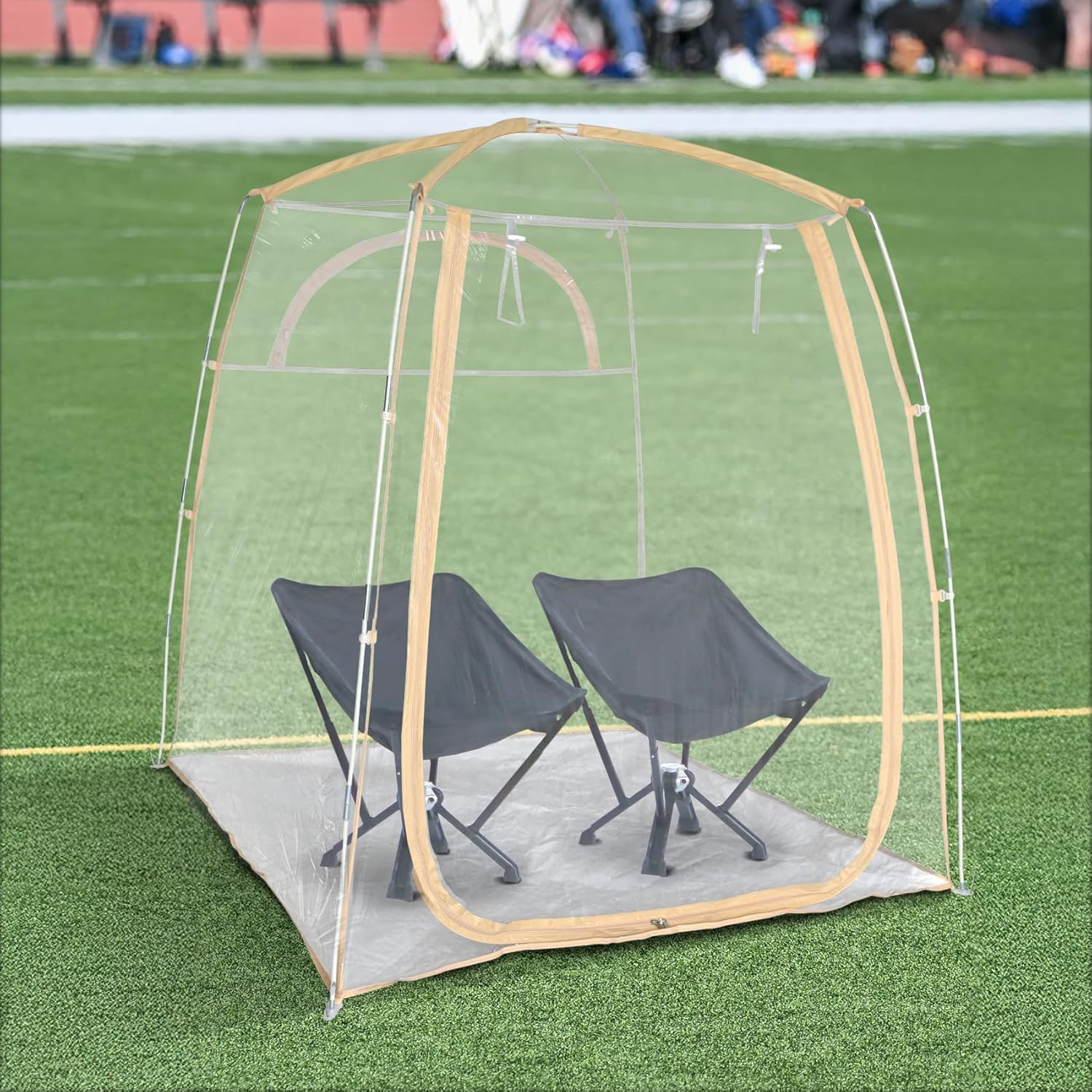 All Weather Proof Pod Sports Pod,540°View Weather Tent,1-4 Person Instant Tent with Sealed Floor,Outdoor Screen House with Carrying Bag,Screen Room for Sport Event,Camping,Fishing
