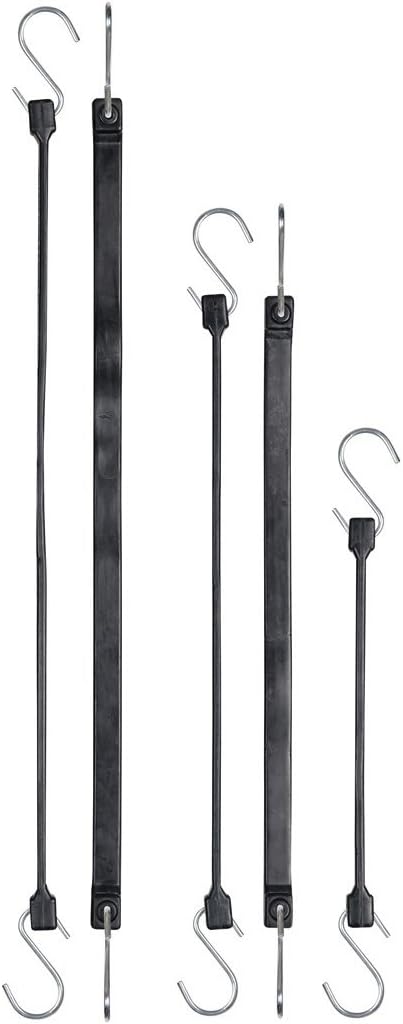 Keeper - Assorted EPDM Rubber Cargo Straps, 5 Pack - For Indoor And Outdoor Use