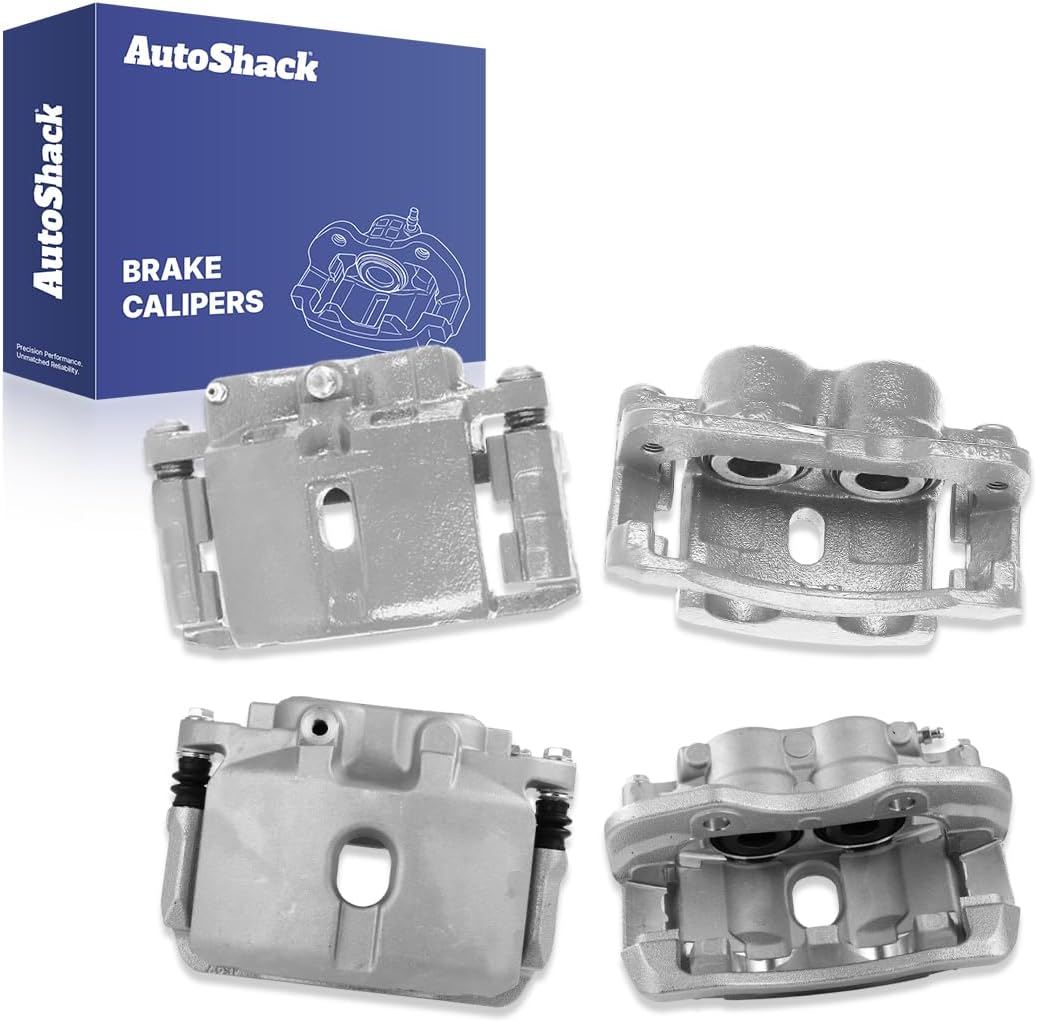 AutoShack Front & Rear Brake Calipers | Replacement for 2003-2008 Chevrolet Express 1500 2003-2008 GMC Savana 1500 2002-2006 GMC Yukon | 4-PC