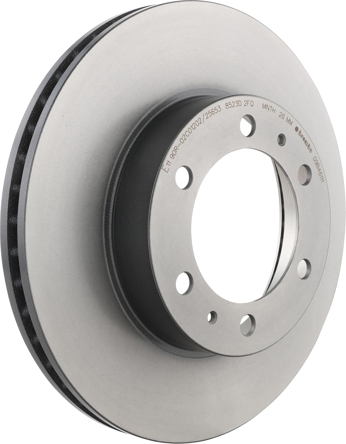 Brembo 09.B461.11 UV Coated vented Front Brake Rotor TOYOTA OE# 4351204050