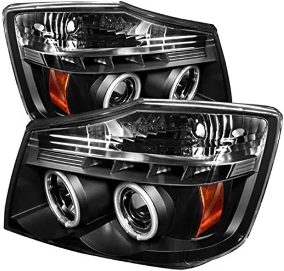Spyder Auto 5030207 CCFL Halo Projector Headlights Black/Clear