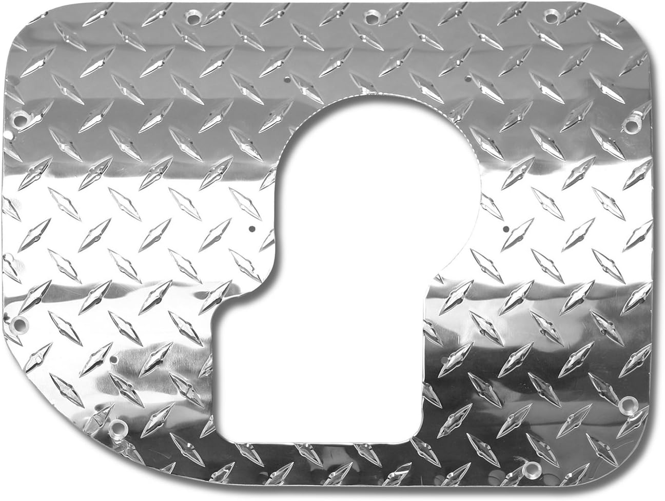Warrior Products S90443 Steel Shifter Cover without Cutouts for Jeep CJ7 80-86