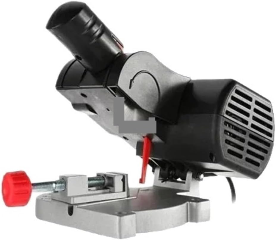 Mini Table Saw, Electric Table Saw Miter Cutting Machine With Blade Torque Strong Metal S Iron Aluminum Wood Profile Cutting Machine,for Wood, Plastic Cutting(Black)