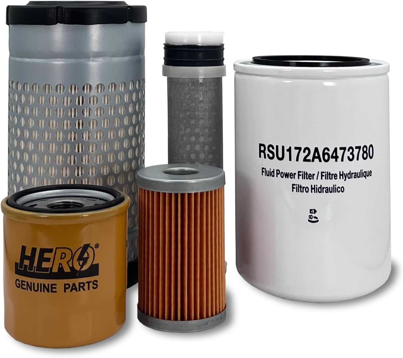 HERO庐 Maintenance Filter Kit For Kubota KX41-3 Excavator