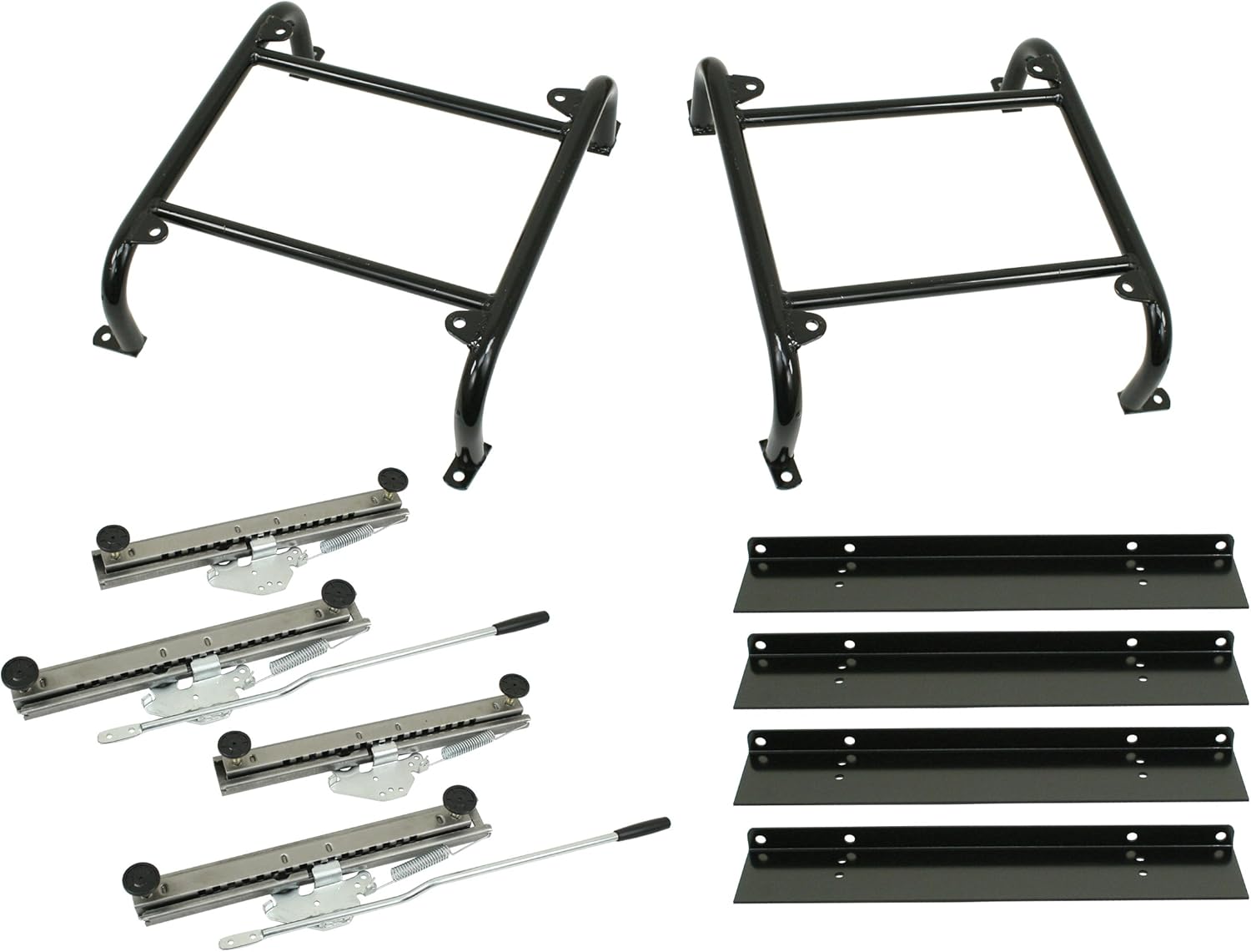 Seat Slider & Mount Kit, 6 Raise, Pair, Compatible with Dune Buggy