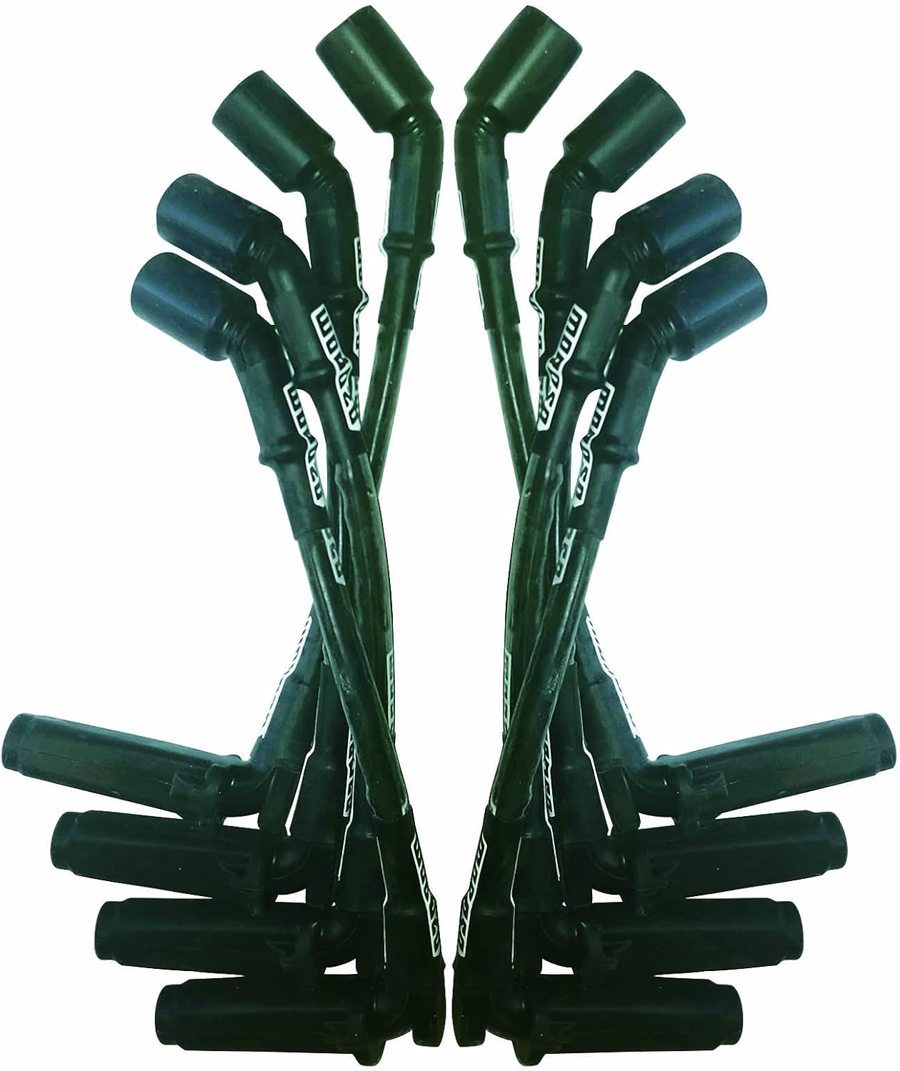 Moroso 51534 Ultra Series Black Sleeved Spark Plug Wires, GM LS 11