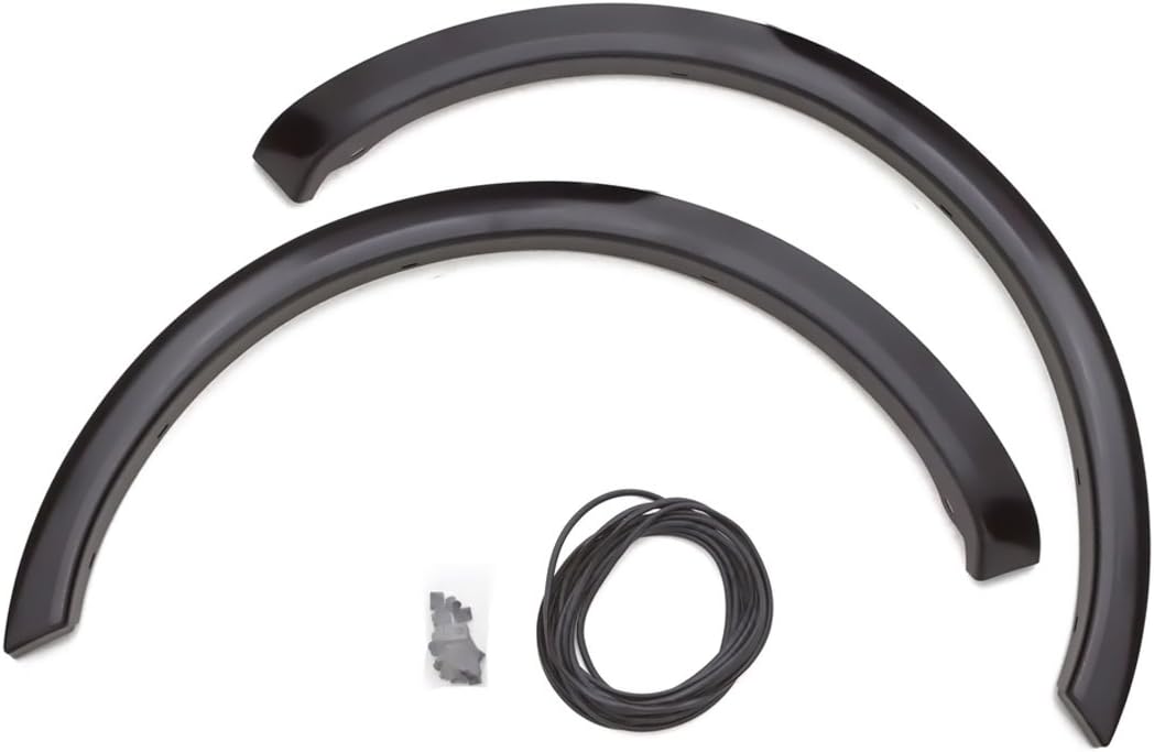 Lund SX312T Elite Series Black Sport Style Textured Front and Rear Fender Flare - 4 Piece