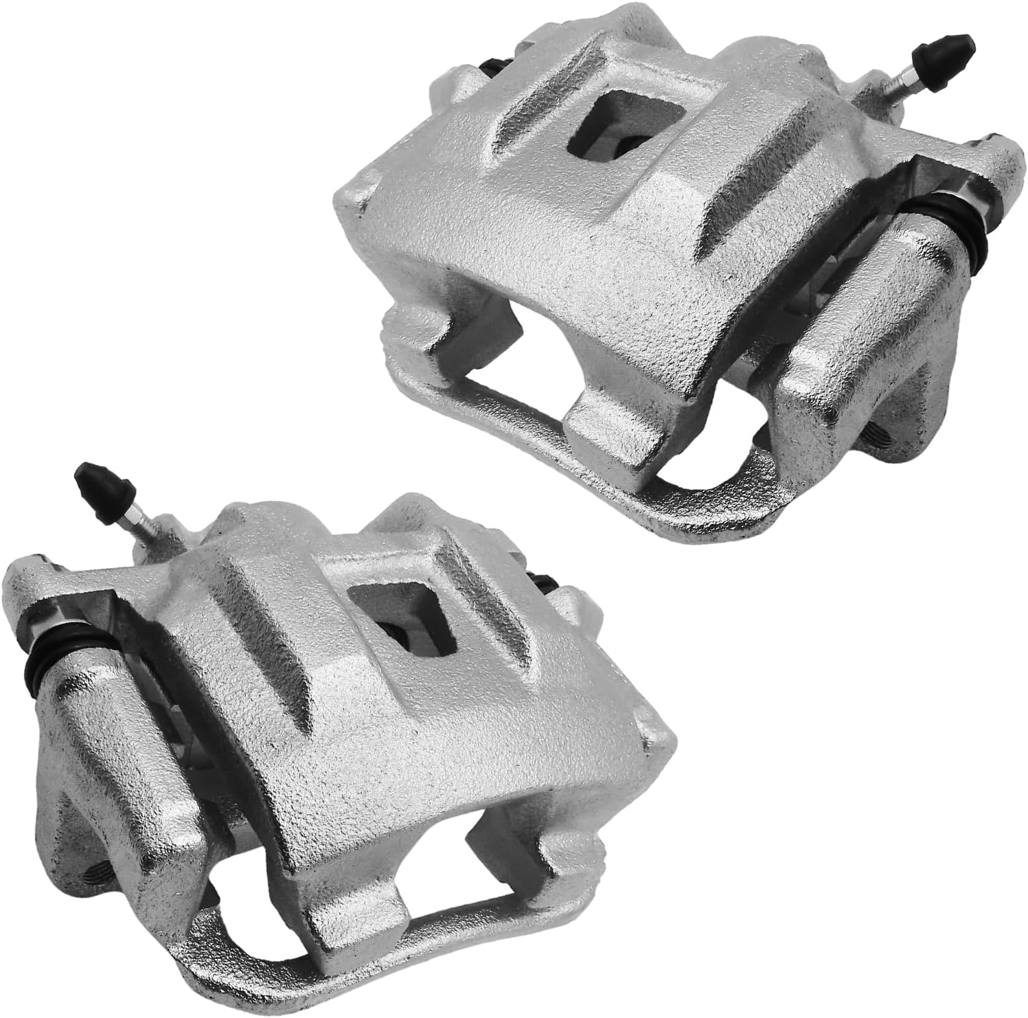 Rear Brake Caliper with Bracket Compatible with 2004-2010 Toyota Sienna| Set of 2 Brake Calipers for 19-B2873 & 19-B2872 | Rear Disc Brake Caliper Assembly Driver and Passenger Side