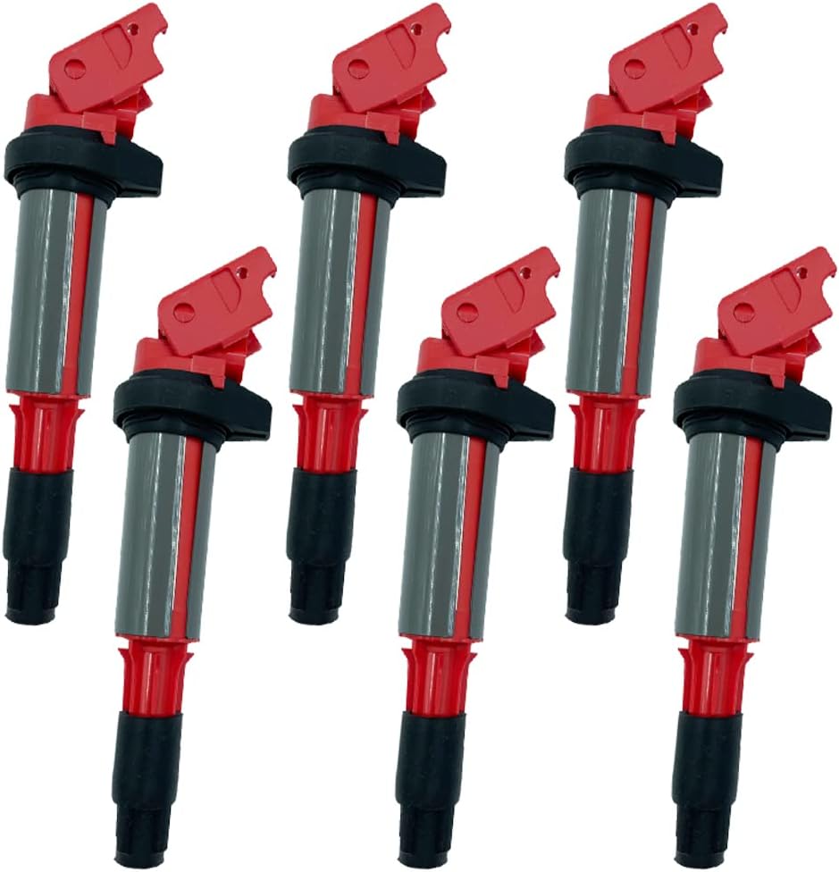 6PCS ARKAUTO HIGH PERFORMANCE IGNITION COIL ARK-IG522-R UF522 12131712219 FOR BMW 3 5 7 SERIES M3 X3 X5 Z3 Z4 E46 E90 E65 F01 E92 E39 E60 E66 E83 E53 E85 ROLLS-ROYCE 2.2 2.5 3.0 3.2 L6 6.0L V12