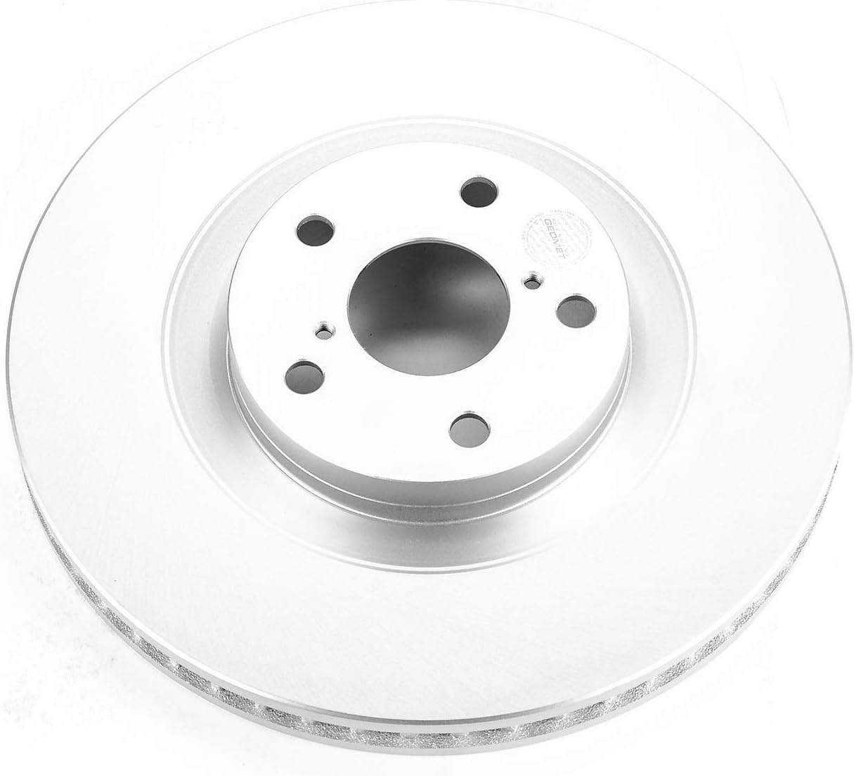 Power Stop JBR1569EVC Front Right Genuine Geomet Coated Brake Rotor For GS200t, GS300, GS350, GS450h, IS200t, IS300, IS350, RC200t, RC300, RC350 [Model Specific]