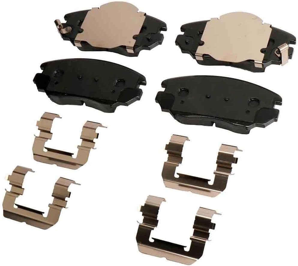 GM Genuine Parts 171-1063 (13312895) Front Disc Brake Pad Set with Clips