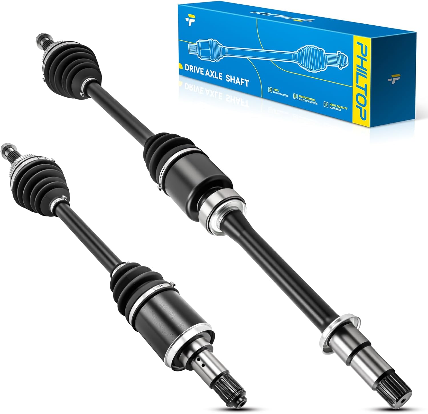 PHILTOP CV Axle Shaft Assembly Compatible with Toyota Corolla 2011-2013, Front Complete CV Joint Axle Shaft 2 PCS