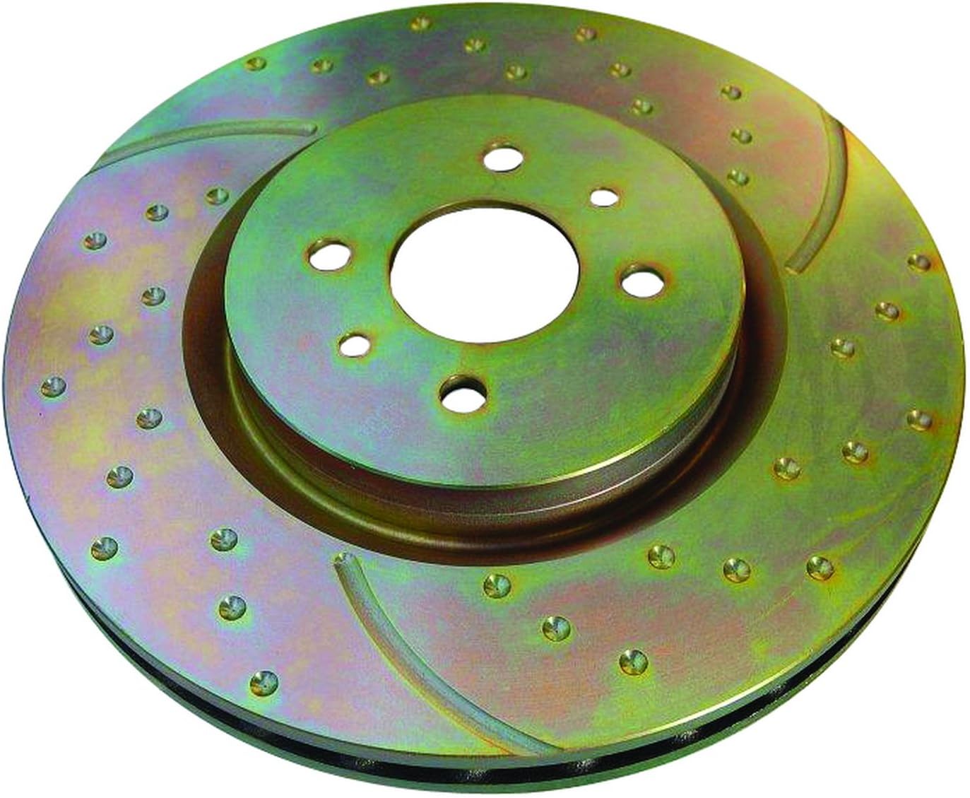 EBC Brakes GD1434 3GD Series Dimpled and Slotted Sport Rotor- Set of 2