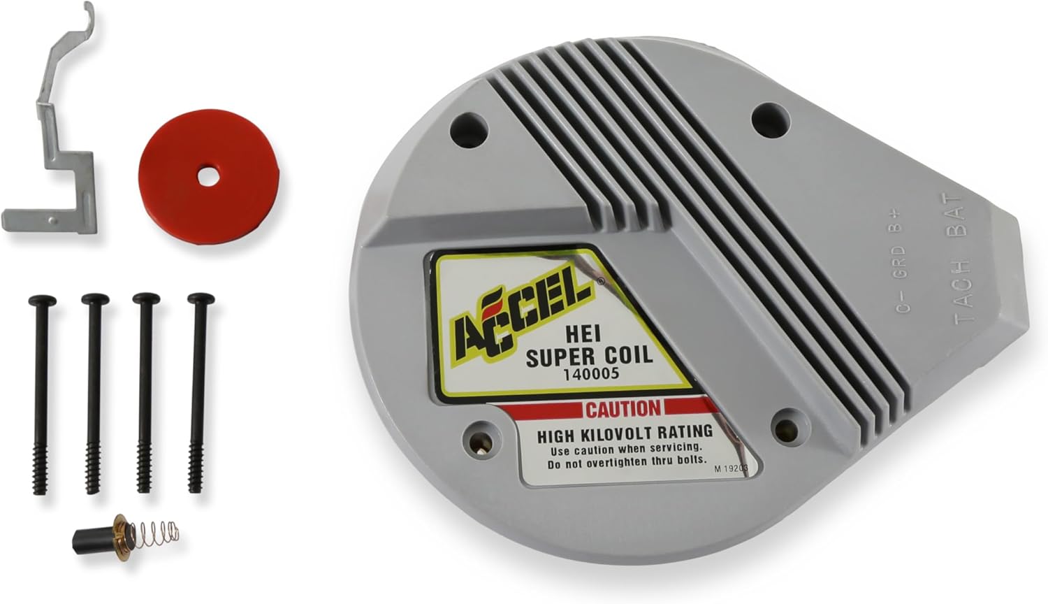 ACCEL 140005 SuperCoil Ignition Coil - Red and White Primary Wire