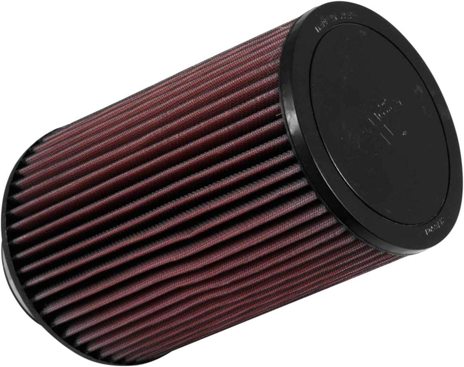 K&N High-Flow Original Lifetime Universal Clamp-On Air Filter: High Performance, Premium, Washable: Flange Diameter: 4 In, Filter Height: 9.5 In, Flange Length: 1.75 In, Shape: Round Tapered, RU-5045