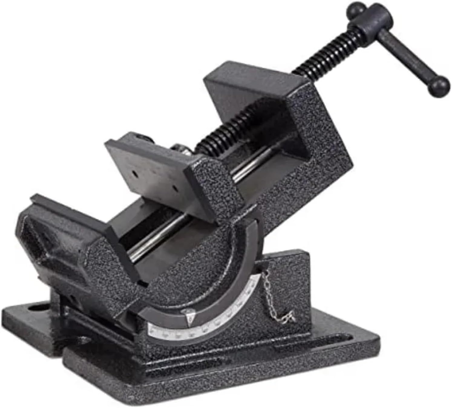 Bench Drill, 4.25 In. Industrial Strength Benchtop And Drill Press Tilting Angle Vise