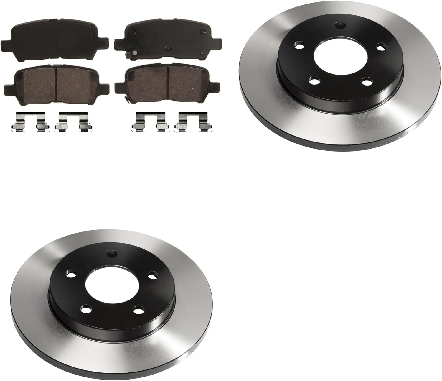 Wagner QuickStop ZD999VK Rear Disc Brake Kit Ceramic Brake Pad and Rotor Kit for Chevrolet Impala