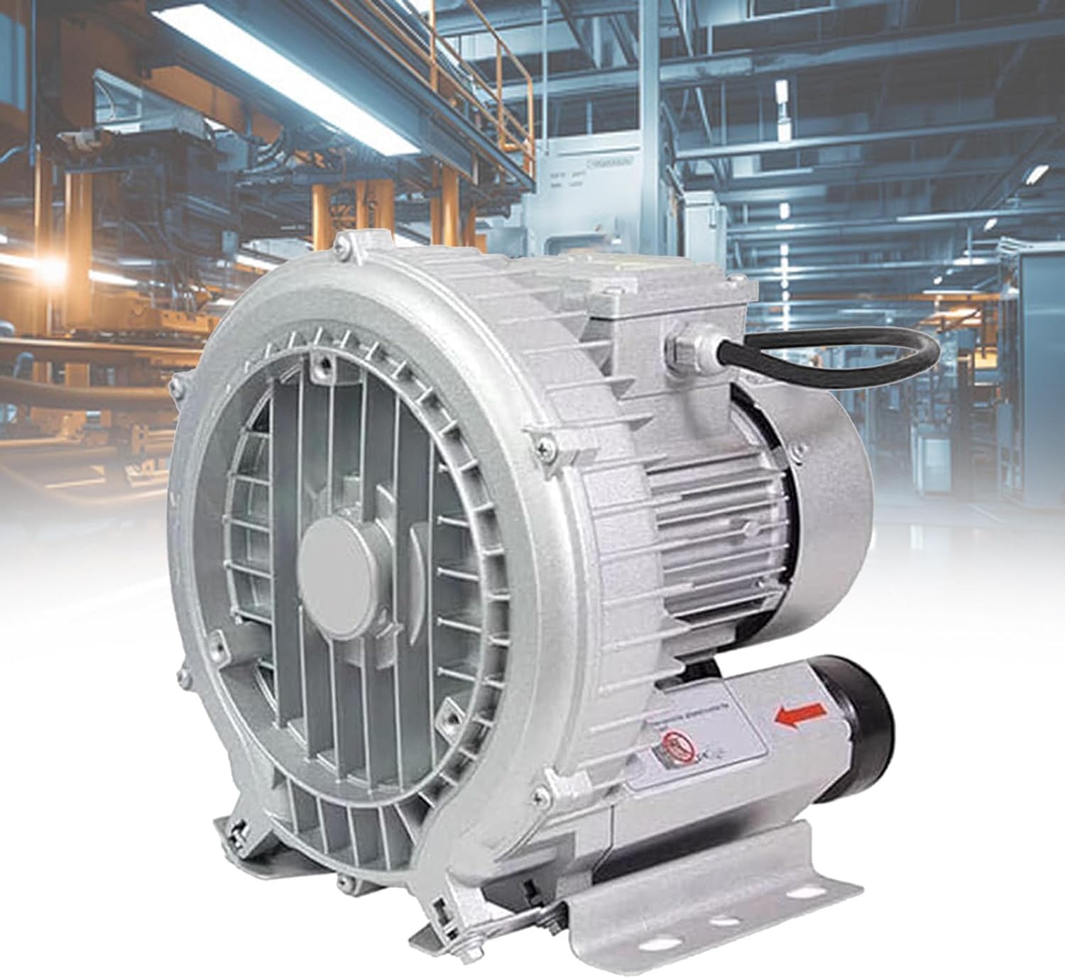Regenerative Blower, Vortex Ring Blower, Industrial Vacuum Pump For Sewage Aeration Aquarium Fish Pond(180W/0.24HP)
