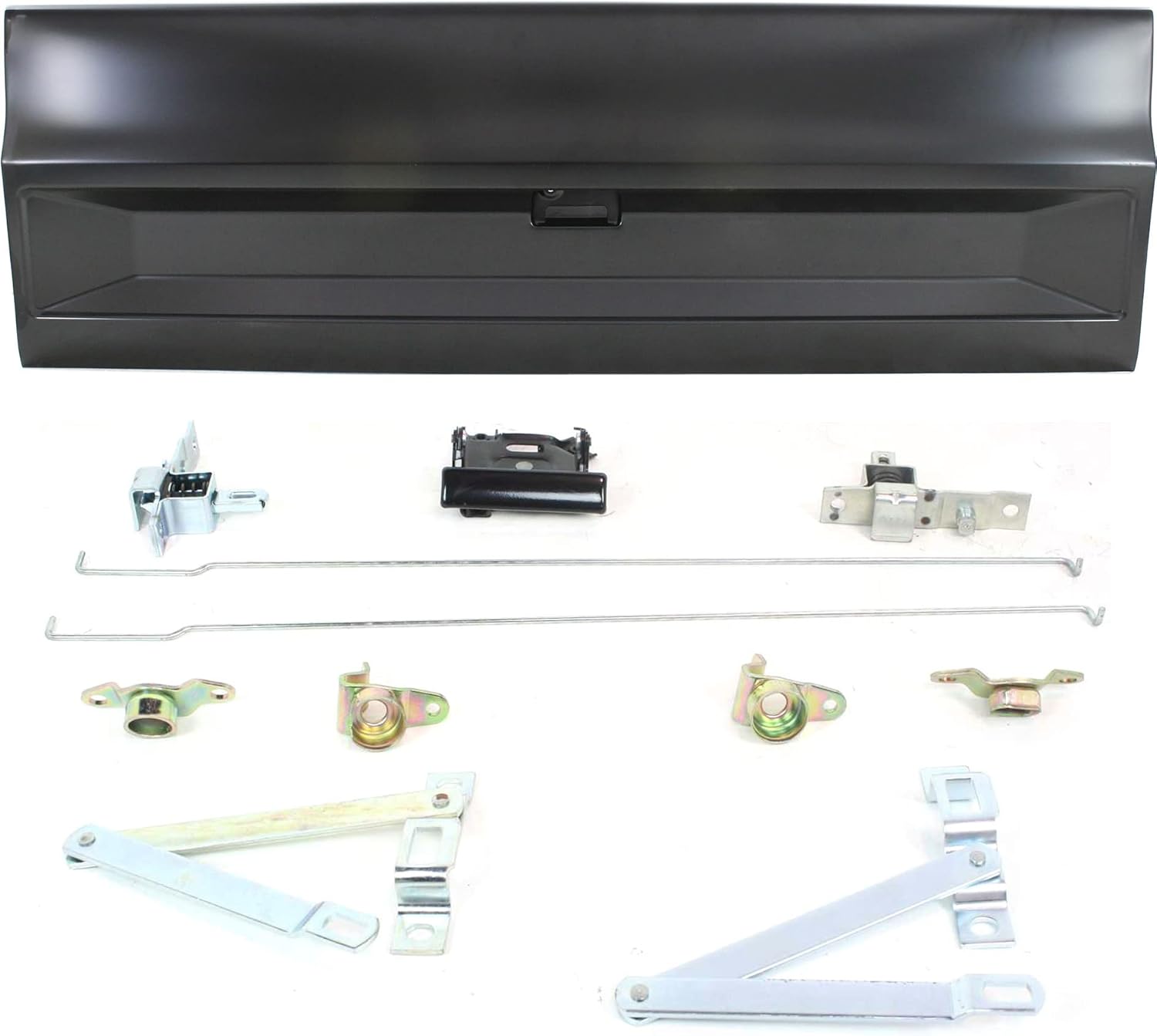 Garage-Pro Tailgate SET of 2 Compatible with 1981-1986 Chevrolet C10, 1981-1986 K10, 1987 R10 & 1987 V10 For Styleside/Fleetside Bed, with Tailgate (with Embosed logo), and Lock Set