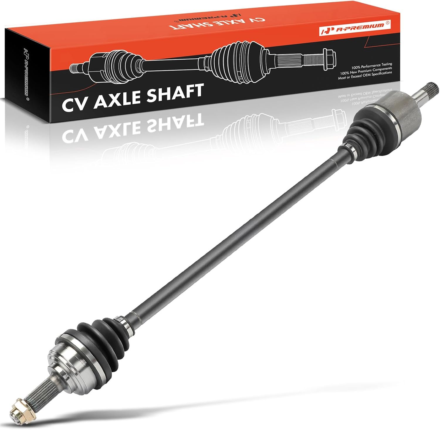 A-Premium Pair (2) Front CV Axle Shaft Assembly Compatible with Honda Civic 1988-1989, CRX 1988-1991, Driver and Passenger Side