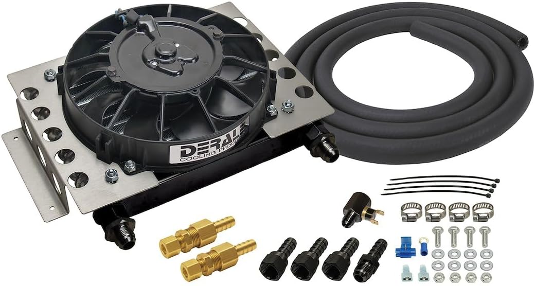 Derale 15950 Atomic-Cool Remote Cooler,Black