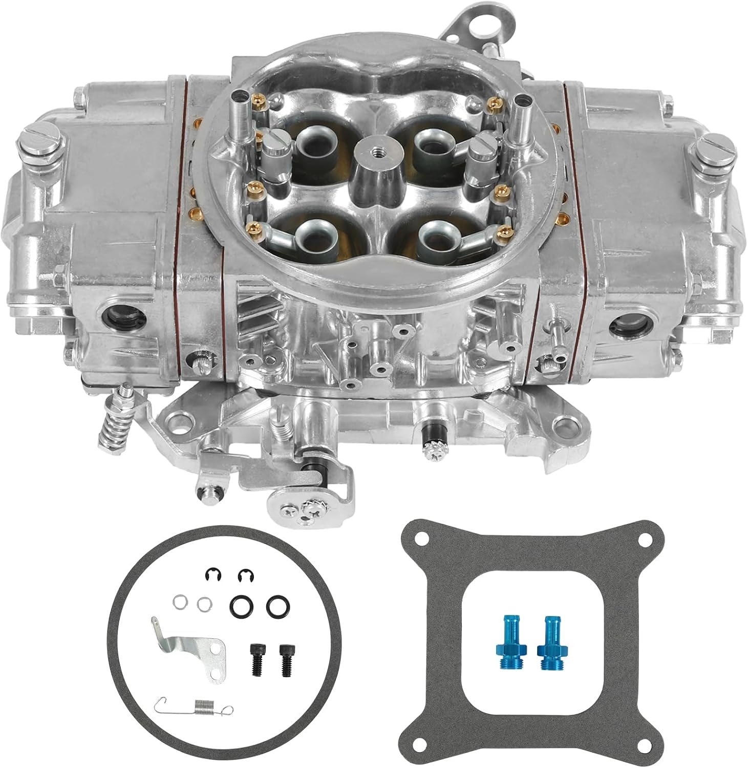 BR-67201 Carburetor 850 CFM 4 Barrel, 4150 Double Pumper Mechanical Secondary 4BBL Carburetor Replace # BR67201 (850 CFM)