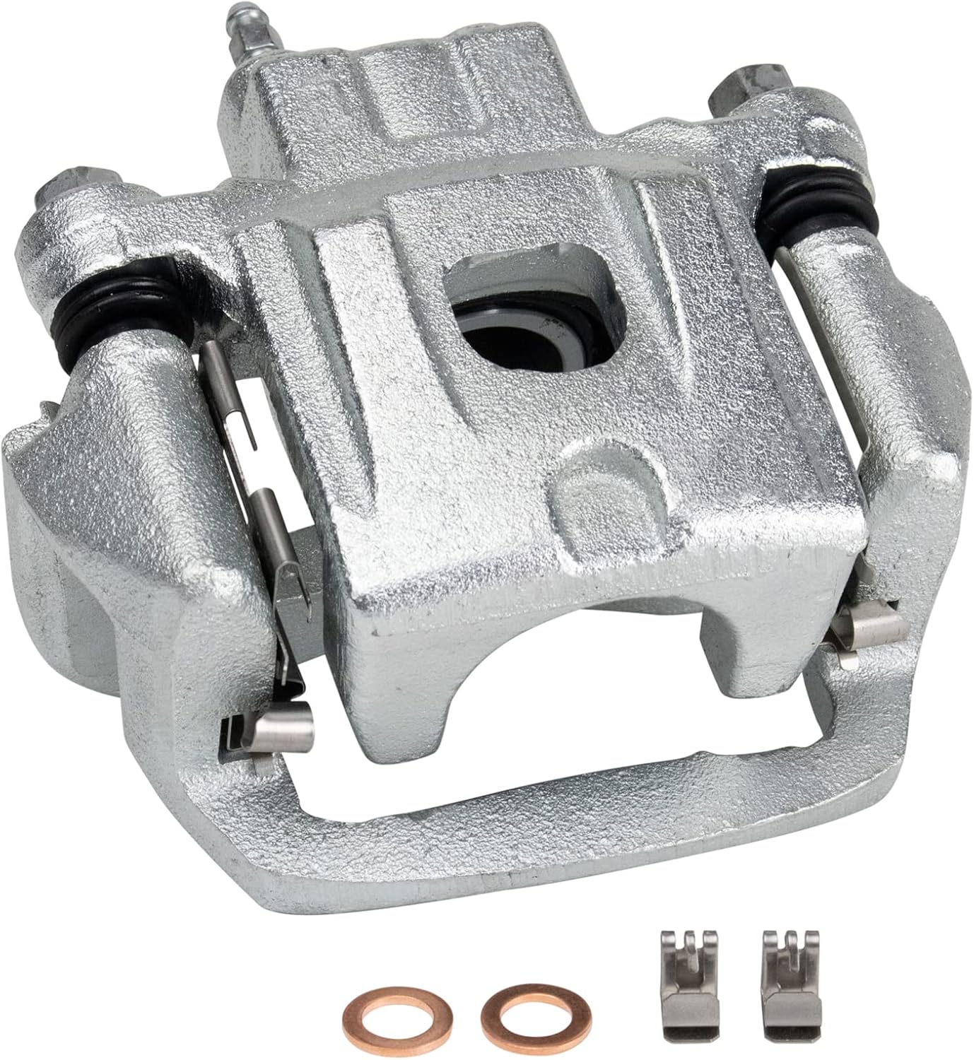 TRQ Rear Left Brake Caliper w/Bracket Drivers Side Compatible with 2004-2006 Lexus RX330 2007-2009 RX350 2006-2008 RX400h 2006-2007 Toyota Highlander