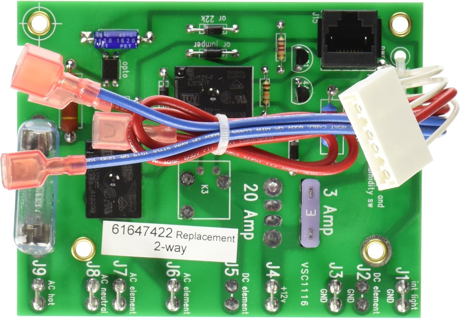 Dinosaur Electronics 61647422 Replacement Board for Norcold Refrigerator