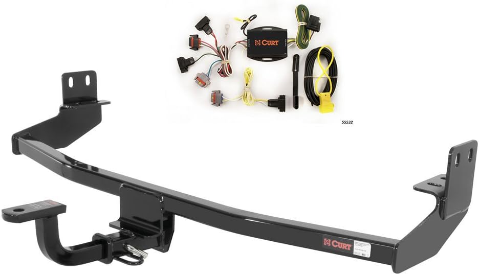 CURT Class 1 Trailer Hitch Bundle with Wiring for 2001-2010 Chrysler PT Cruiser - 111323 & 55532