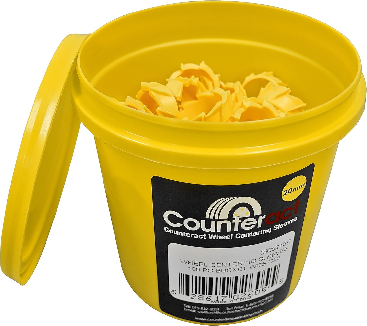Counteract Wheel Centering Sleeves (100PK, 20mm)
