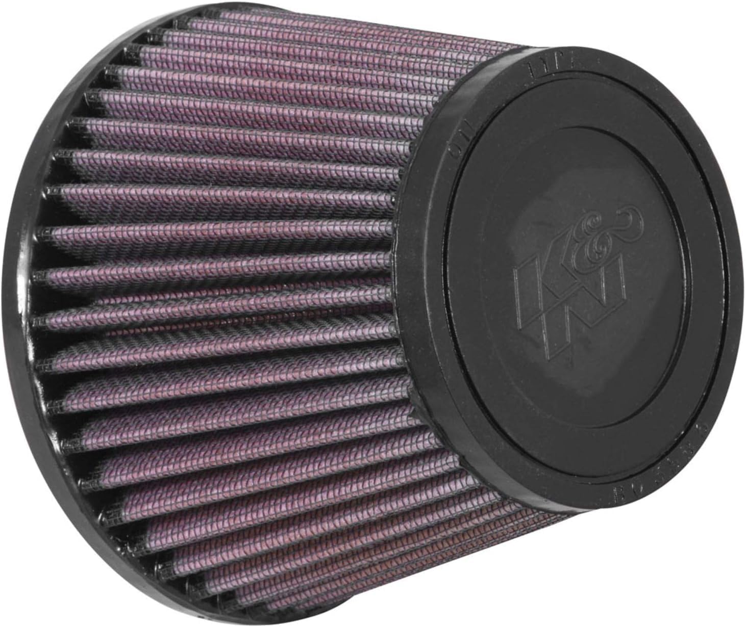 K&N High-Flow Original Lifetime Universal Clamp-On Air Filter: High Performance, Premium, Washable: Flange Diameter: 3.5 In, Filter Height: 4 In, Flange Length: 0.625 In, Shape: Round Tapered, RU-2990