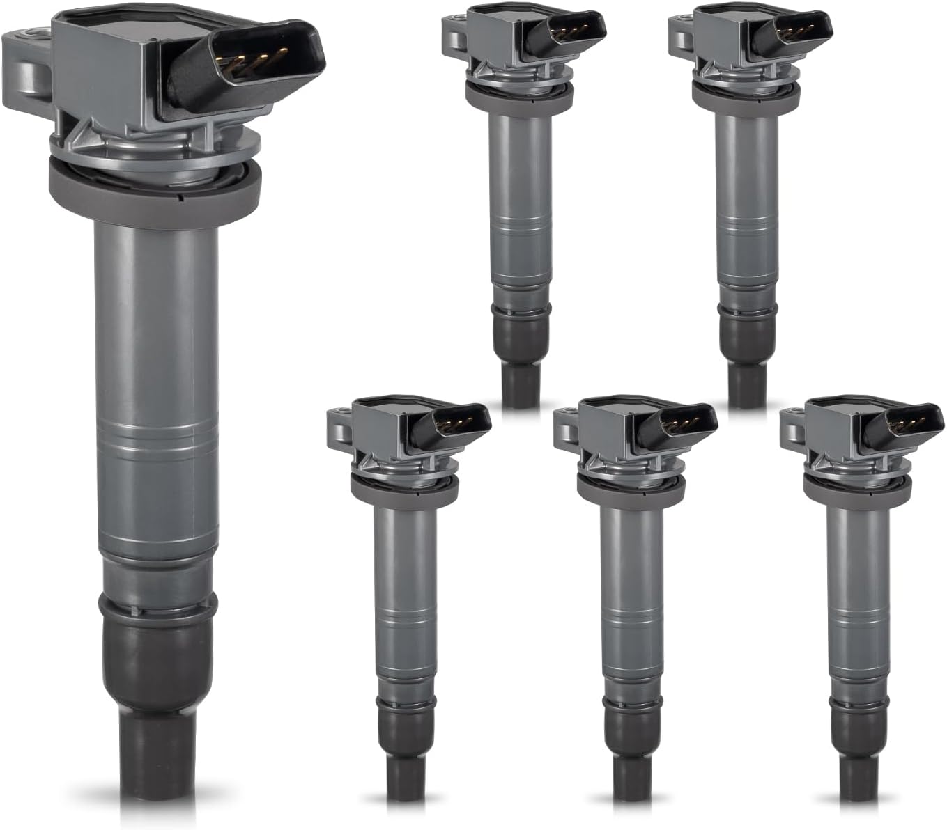 ENA Set of 6 Ignition Coil Pack Compatible with Toyota Tacoma 4Runner Tundra FJ Cruiser Scion xB 2005 2006 2007 2008 2009 2010 2011 2012 2013 2014 2015 4.0 V6 for UF495 C1426 9091902248