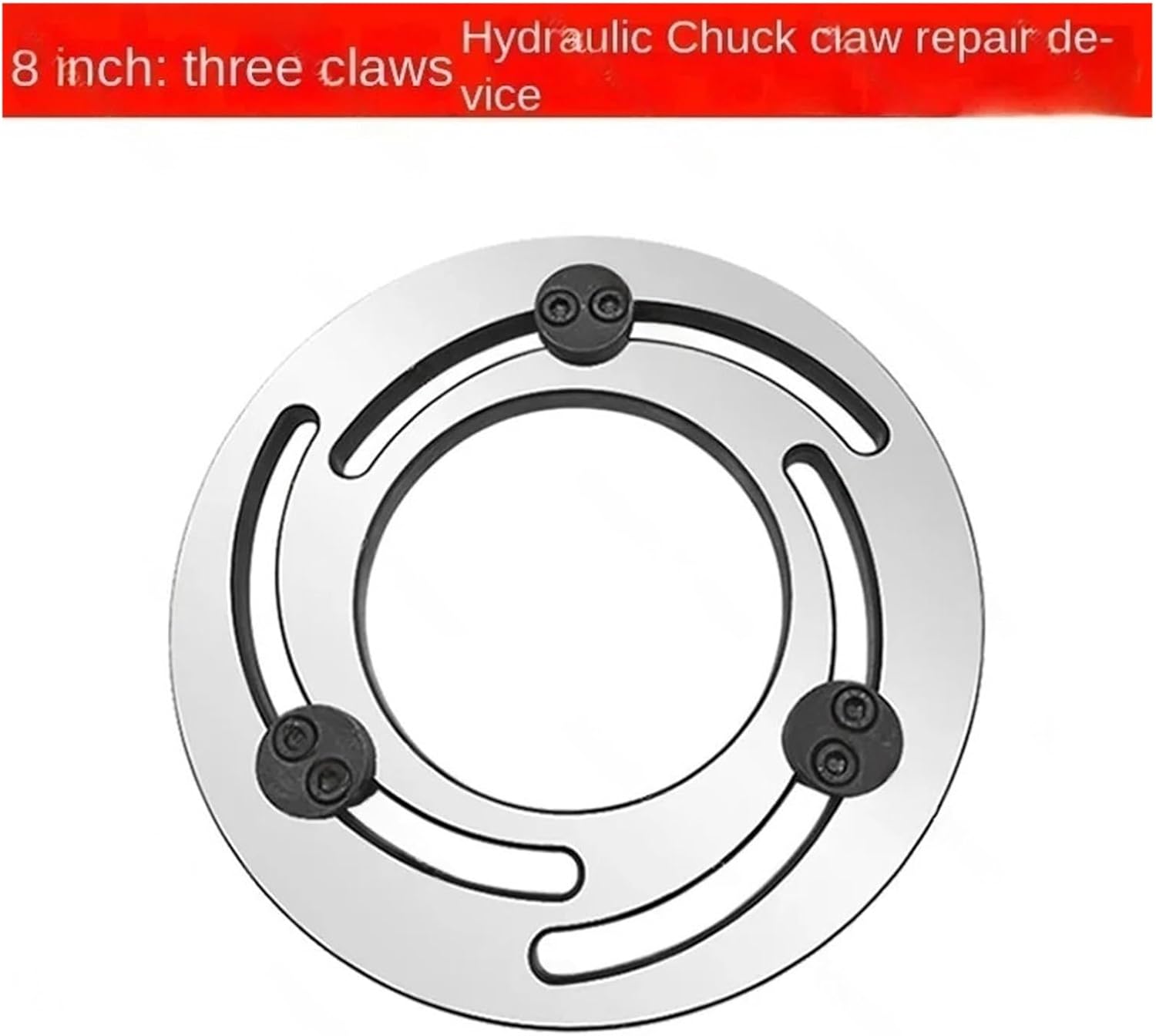 Hydraulic Chuck JawTrimmer Jaw Soft Jaw Jaw Three Jaw Forming Ring Numerical Control Suitable for 6 Inch 8Inch 10nch(Describe 3)