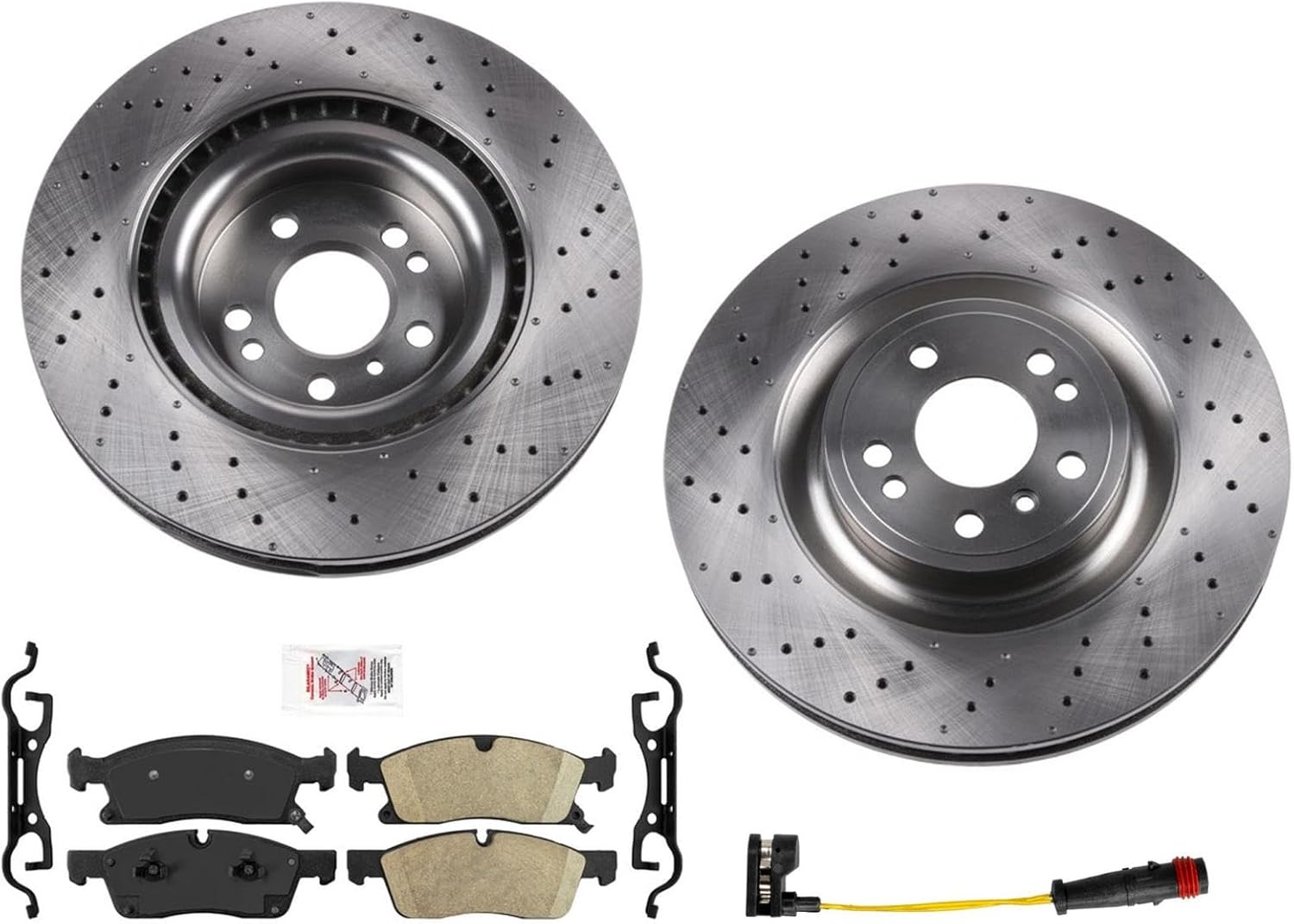 Sport Package Disc Brake Rotors Ceramic Pads For Mercedes Benz GLE43 AMG 375mm