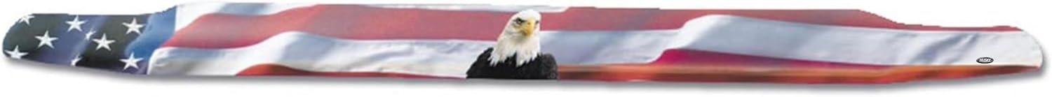Husky Liners Hood Protector w/American Flag | Fits 2010-2018 Dodge Ram 2500/3500, High Profile/Bug Shield - 1 pc., Multi-Colored-USA | 2818120