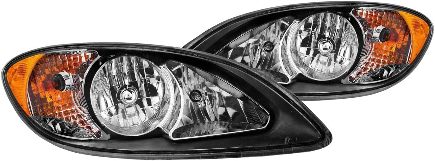 ANZO - 2008-2016 International Prostar Crystal Headlights Black Housing (OE Replacement) (131032)