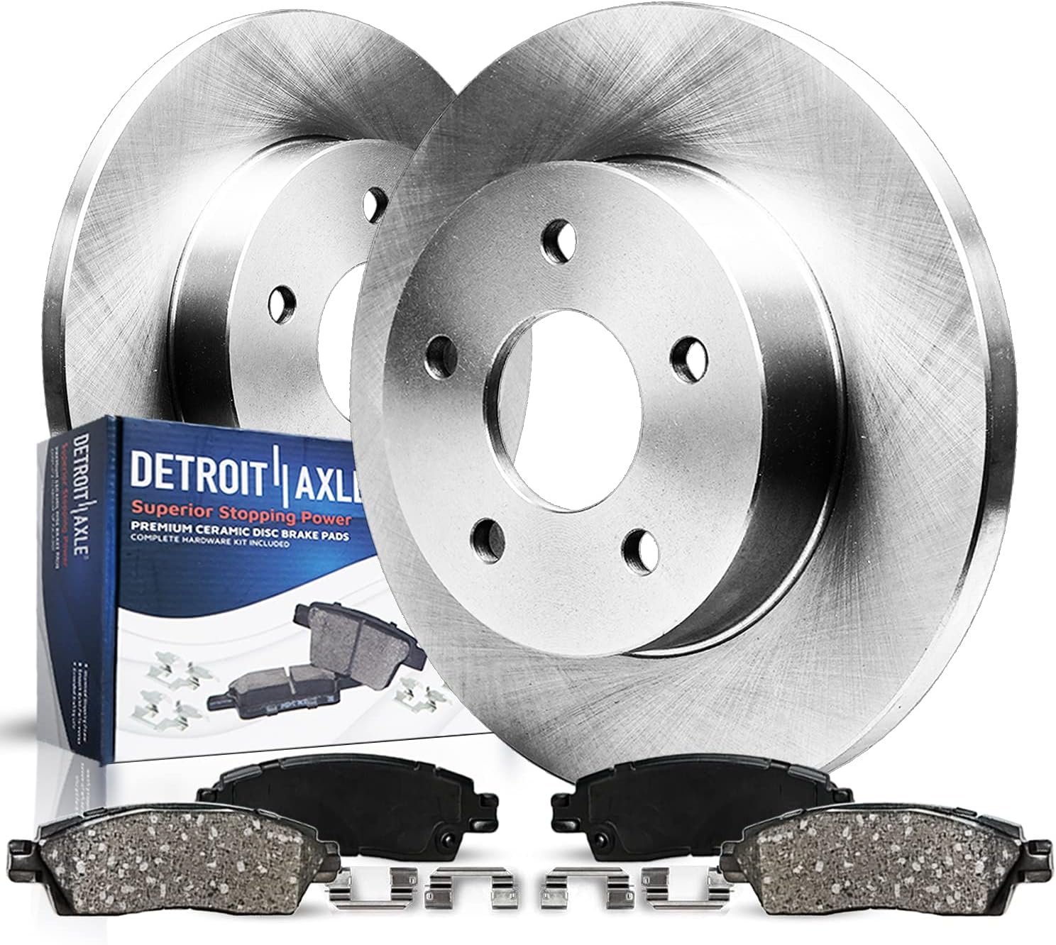 Detroit Axle - Rear Brake Kit for Ford Explorer Flex Taurus Edge Lincoln MKX MKS MKT Disc Brake Rotors Replacement Ceramic Brakes Pads : 12.99
