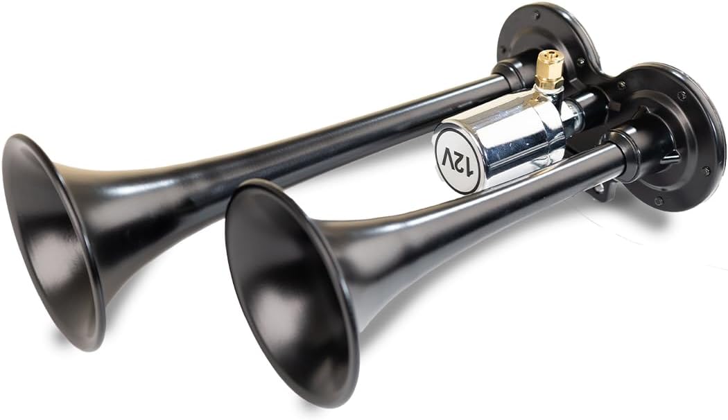 Kleinn Air Horns 101 Dual Air Horn - Black