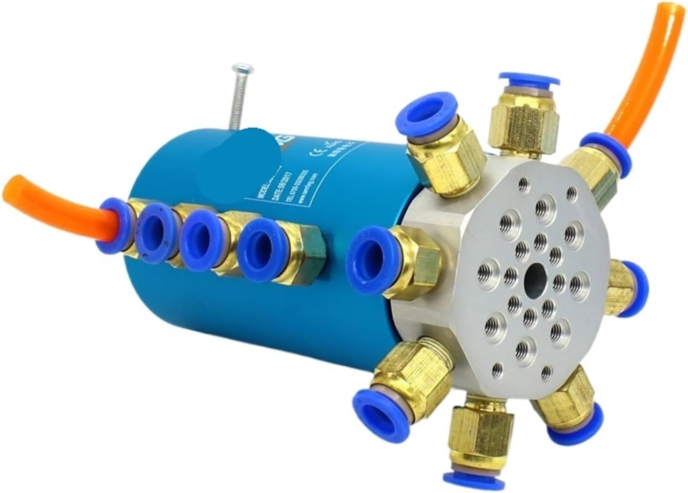 6-56 line 8-Way Gas and Rotary Joint/Water Motor Joint Connector Signal Current 2A 5A Transfer(8 Passage 56CH 2A)