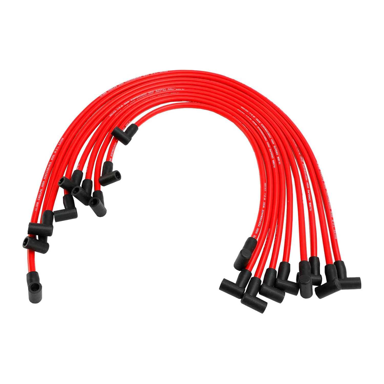 8.5MM Electronic Ignition Spark Plug Wire Set Fit for Chevy SBC BBC 350 383 454# WIRED030PWSBC350